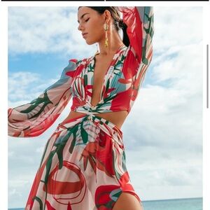 Patbo Rio Plunge Maxi Dress